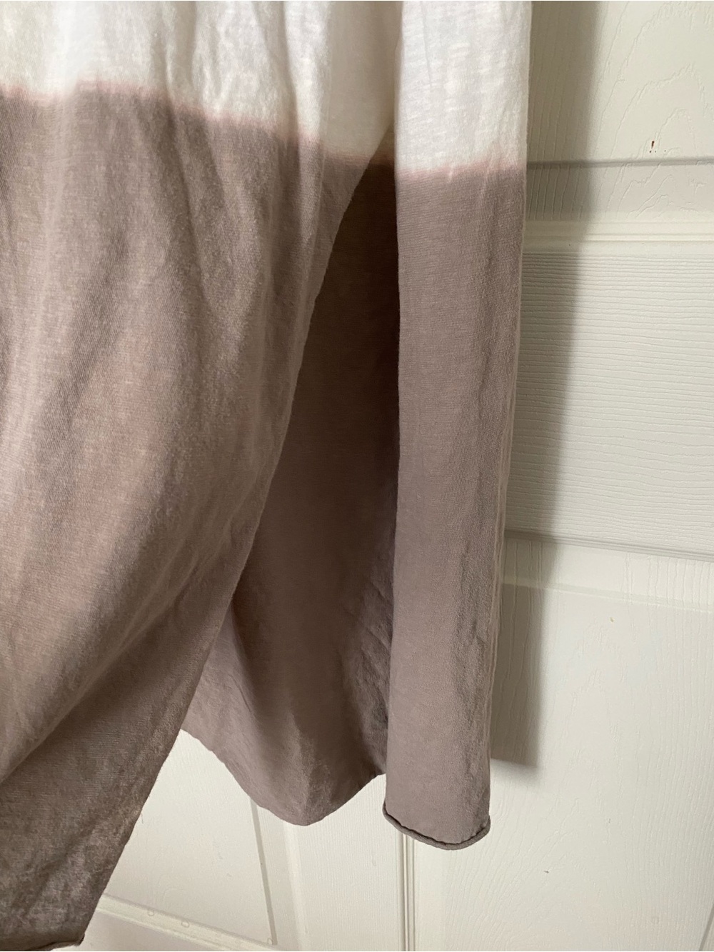 Venti6Casual Colorblock V-Neck Maxi Dress - Gray, White, Taupe S/M - Picture 6 of 10